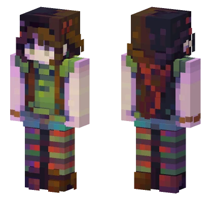 Candy Stripes RCE Minecraft skin