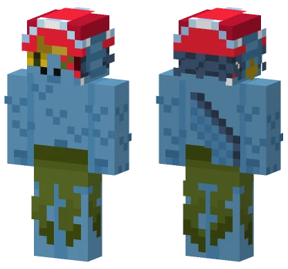 Capitao Aqua Natalino Minecraft skin