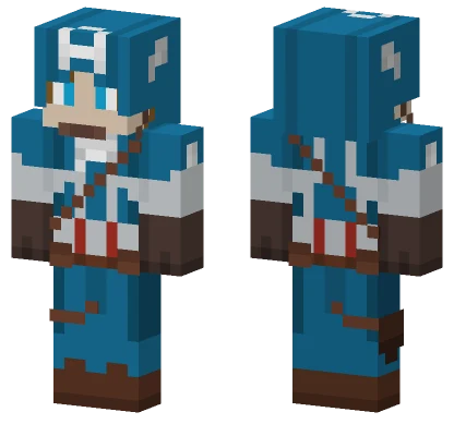 Captain America 2011 Minecraft skin