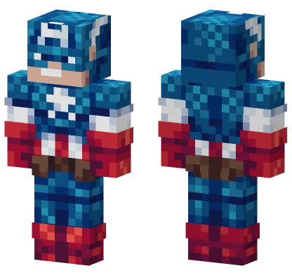 Captain America Classic Minecraft skin