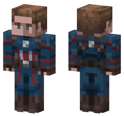 Captain America Minecraft skin