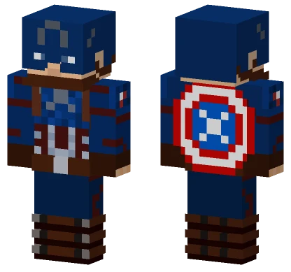 Captain America Endgame Suit Minecraft skin
