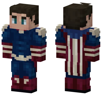 Captain America Suit Minecraft skin