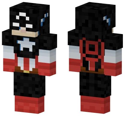 Captain America Suit Minecraft skin