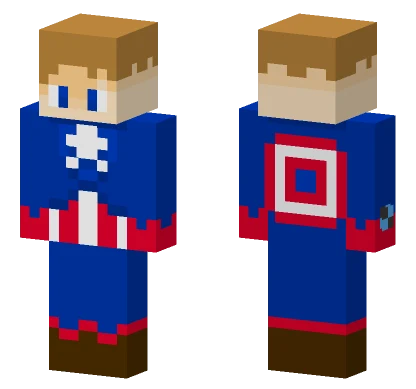 Captain America Universe 48 Avenger Minecraft skin