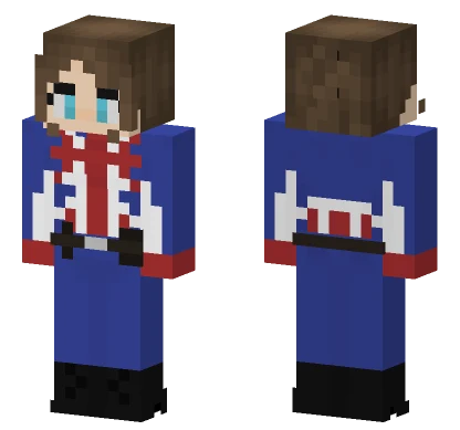 Captain Carter Outfit Minecraft skin