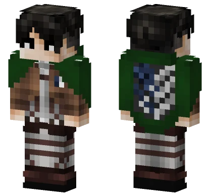 Captain Levi Ackerman AOT Minecraft skin