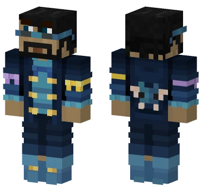 CaptainSparklez Blue Bats Minecraft skin