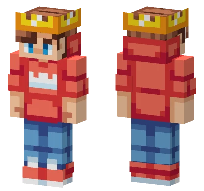 Capture The Flag Boy NPC Minecraft skin