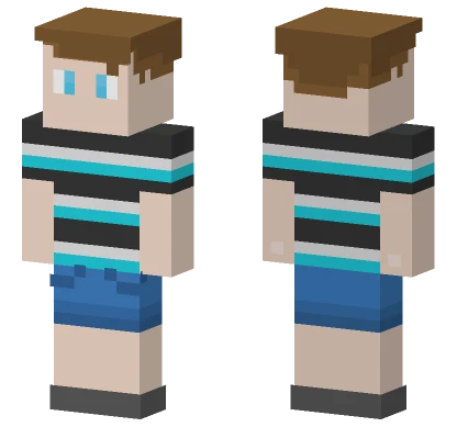 Carl With A K Minecraft skin