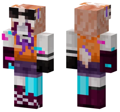 Carnival Craze Lolbit Minecraft skin