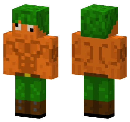 Carrot Bloke Minecraft skin
