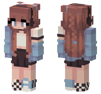 Casual Blue Minecraft skin