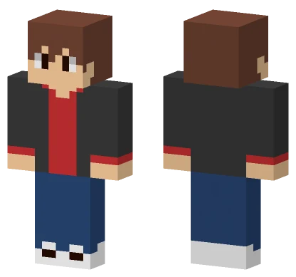 Casual Blue Overalls Minecraft skin