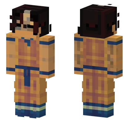 Casual Boy Goku Outfit Minecraft skin