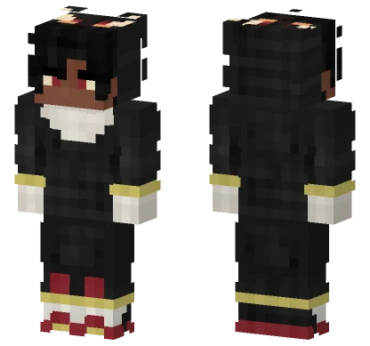 Casual Boy Shadow Hoodie Minecraft skin