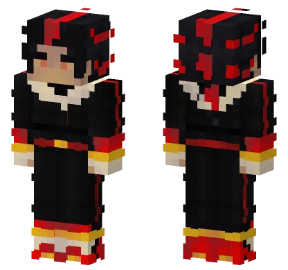 Casual Boy Shadow The Hedgehog Minecraft skin
