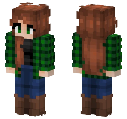 Casual Cowgirl Minecraft skin