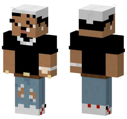 Casual Denim Outfit Minecraft skin