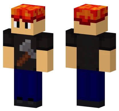 Casual Fireyblade Minecraft skin