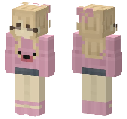 Casual Girl Soft Minecraft skin
