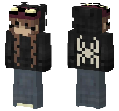 Casual Girl Y2K Streetwear Minecraft skin