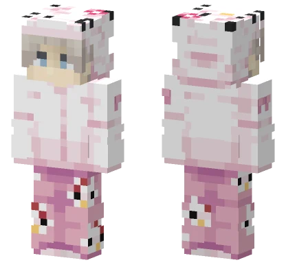 Casual Hello Kitty Hoodie Minecraft skin