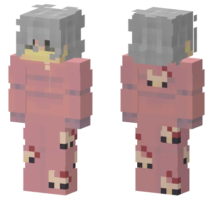 Casual Hello Kitty Pajamas Minecraft skin