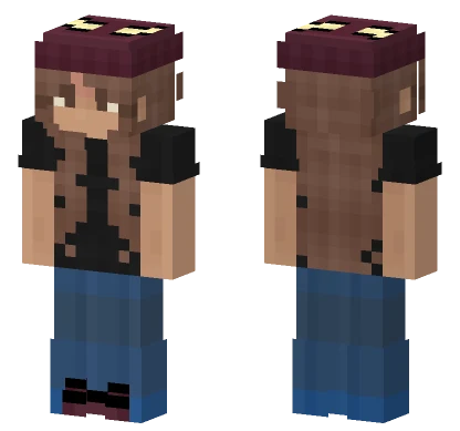 Casual Skater Girl Minecraft skin