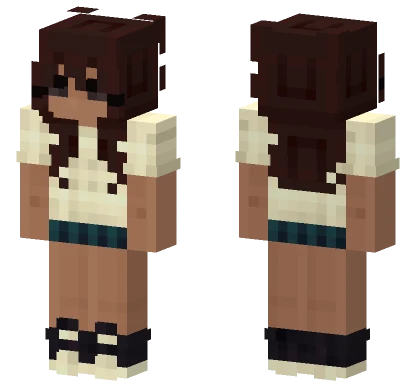 Casual Summer Girl Minecraft skin