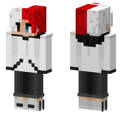 Casual Todoroki Minecraft skin