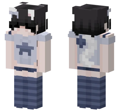 Cat Ears Girl Minecraft skin