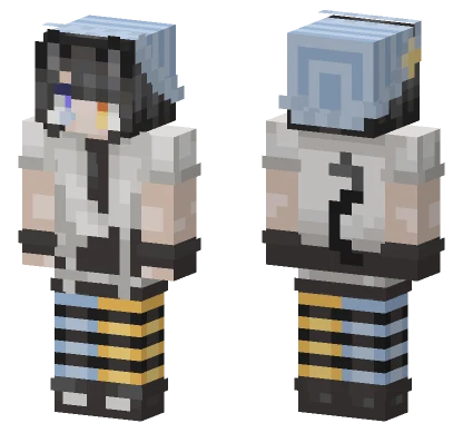 Cat Girl Outfit Minecraft skin