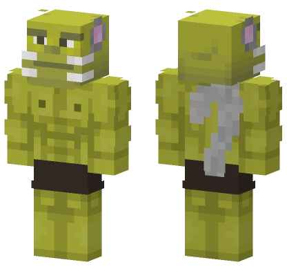 Cat Girl Shrek Minecraft skin
