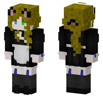 Cat Maid Minecraft skin