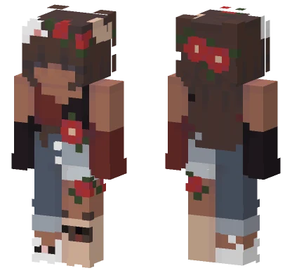 Cat Person Socktober Minecraft skin