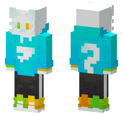 Cat White Minecraft skin