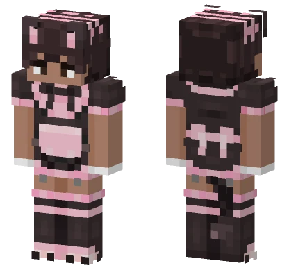 Catboy Tan Minecraft skin