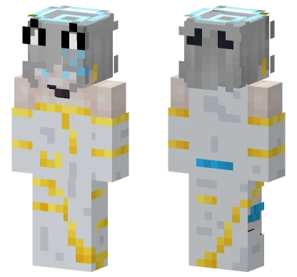 Catboy With White Dress Minecraft skin