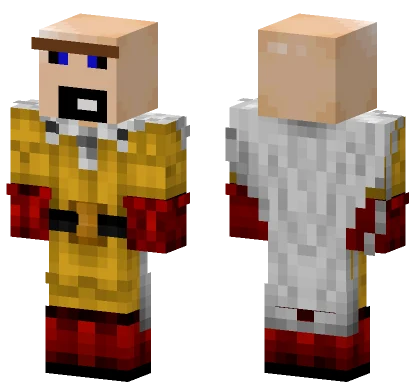 Caveman Saitama Minecraft skin