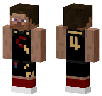 Cavs Statement Minecraft skin