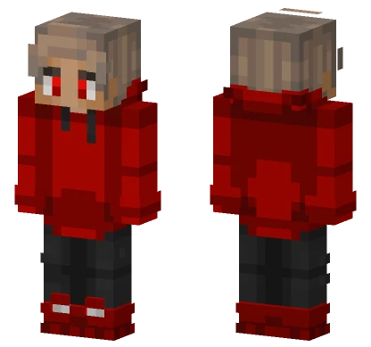 CG Red Minecraft skin