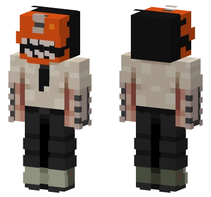 Chainsaw Man Minecraft skin