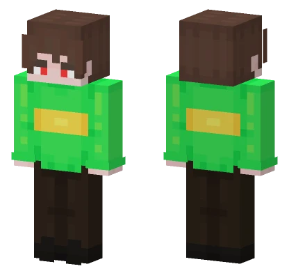 Chara Minecraft skin