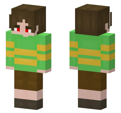 Chara Boy Minecraft skin