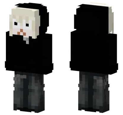 Character2 Black Outfit Minecraft skin