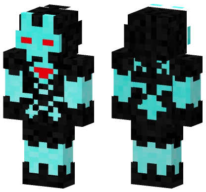 Charged Iron Man Minecraft skin
