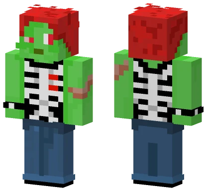 Charley Pea Zombie Minecraft skin