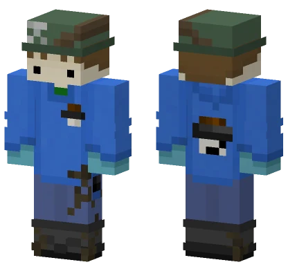 Charlie With Overtime Merch Minecraft skin