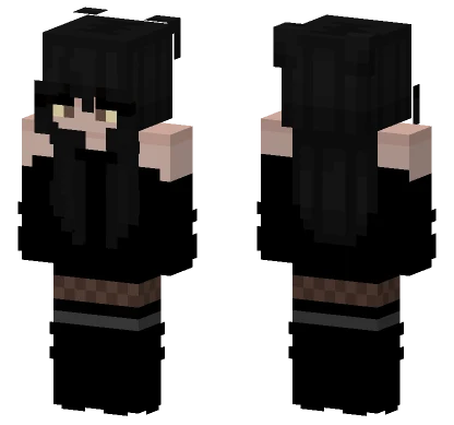 Charliereboot Black Cloak Minecraft skin